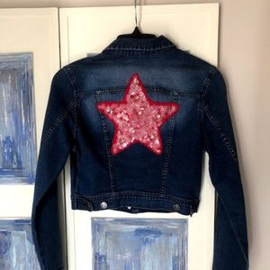 “Only Yours”-one of a kind-Jean Jacket